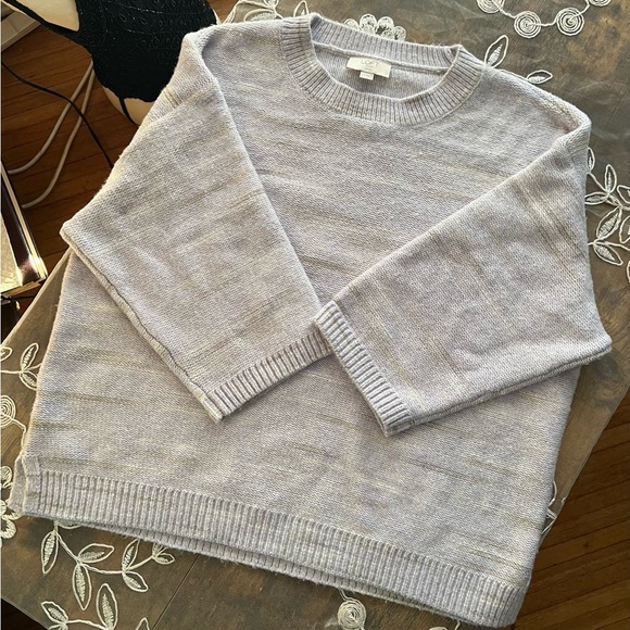 Loft Outlet SZ petite XL, pullover, fifty shades of grey knit sweater. - Picture 10 of 12